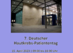 Am 15.4.2023 in Rostock: 7. Deutscher Hautkrebs-Patiententag