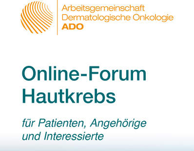 11.09.2021: Online-Forum Hautkrebs im Rahmen des ADO-Kongresses